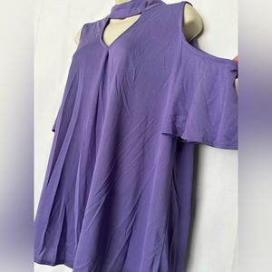 NWT AMP Women’s Cold Shoulder Casual Top Loose Blouse Size XL